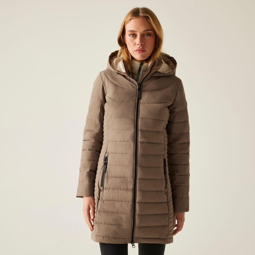 Płaszcz damski zimowy ocieplany Andria