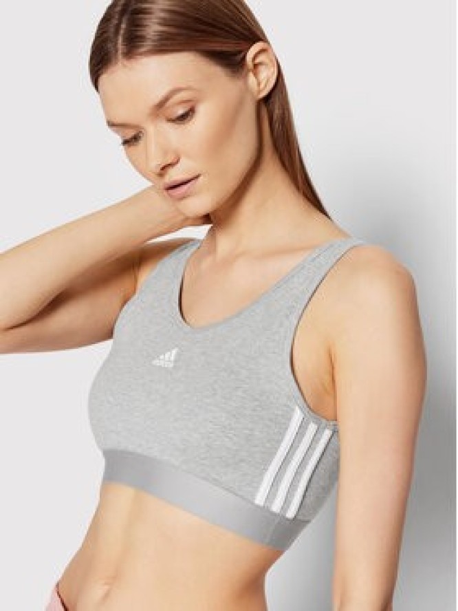 adidas Biustonosz top Essentials GS1357 Szary