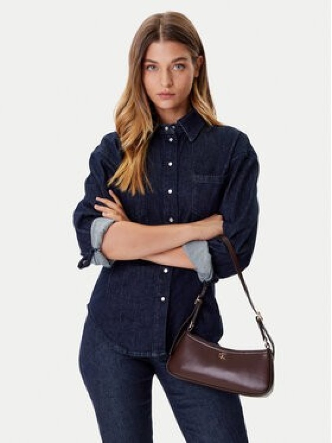 Calvin Klein Torebka Ck Small Shoulder Bag LV04F3170G Bordowy