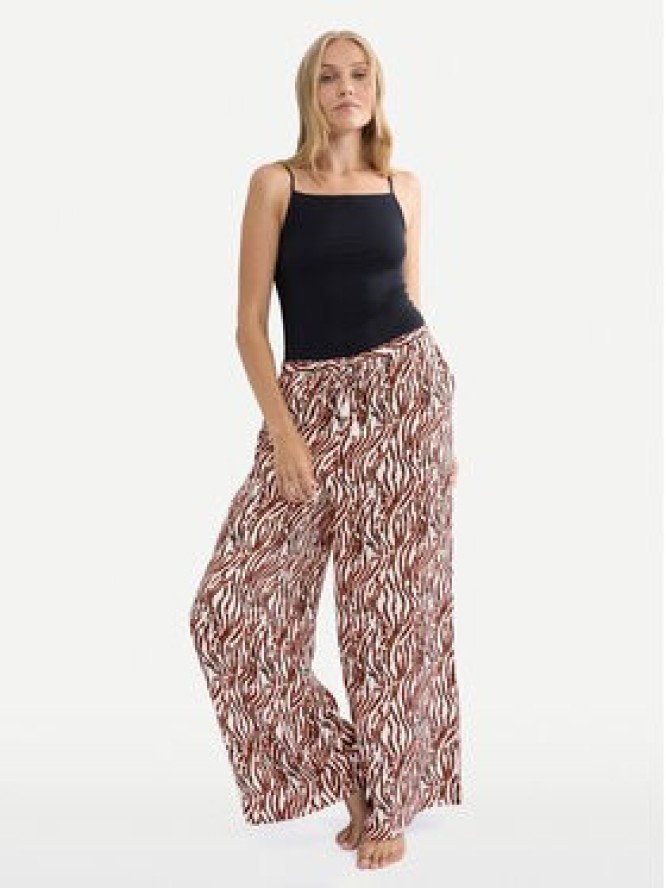 Triumph Spodnie materiałowe Summer 10227246 Brązowy Wide Leg
