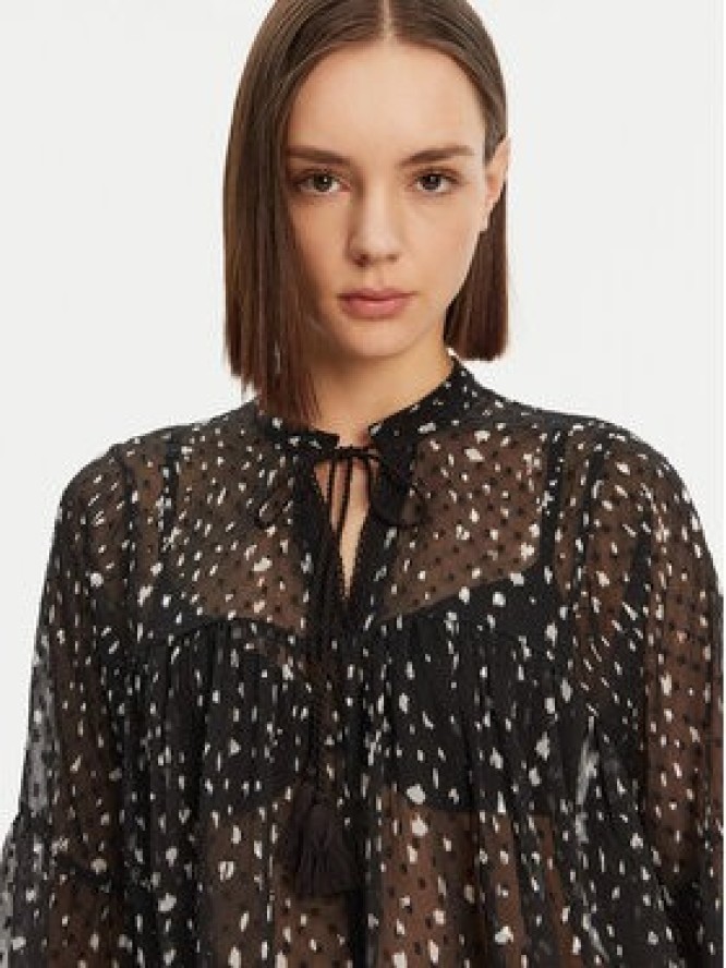 ONLY Bluzka Aida 15283695 Czarny Loose Fit