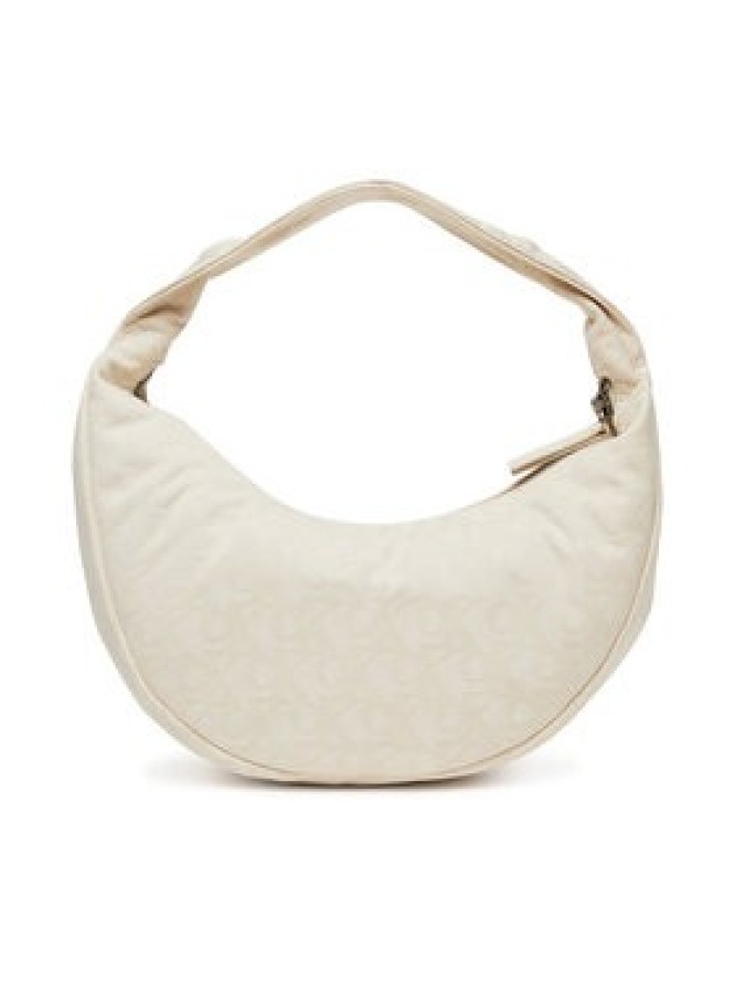 Calvin Klein Torebka Ckj Monogram Pinched Medium Shou LV04F3206G Écru