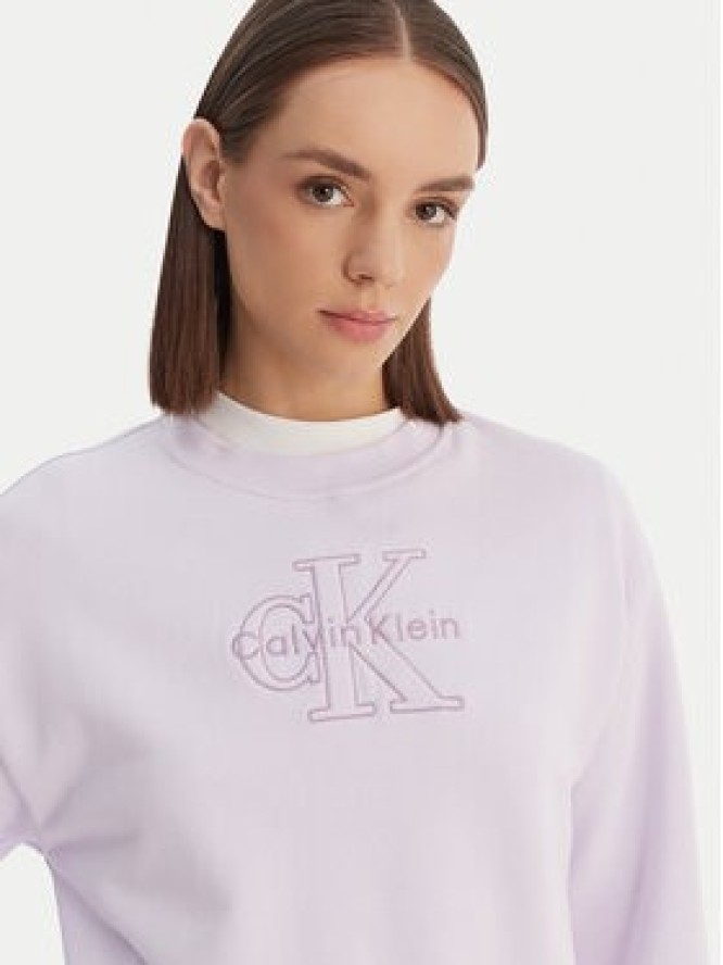 Calvin Klein Jeans Bluza LV047F204G Różowy Regular Fit