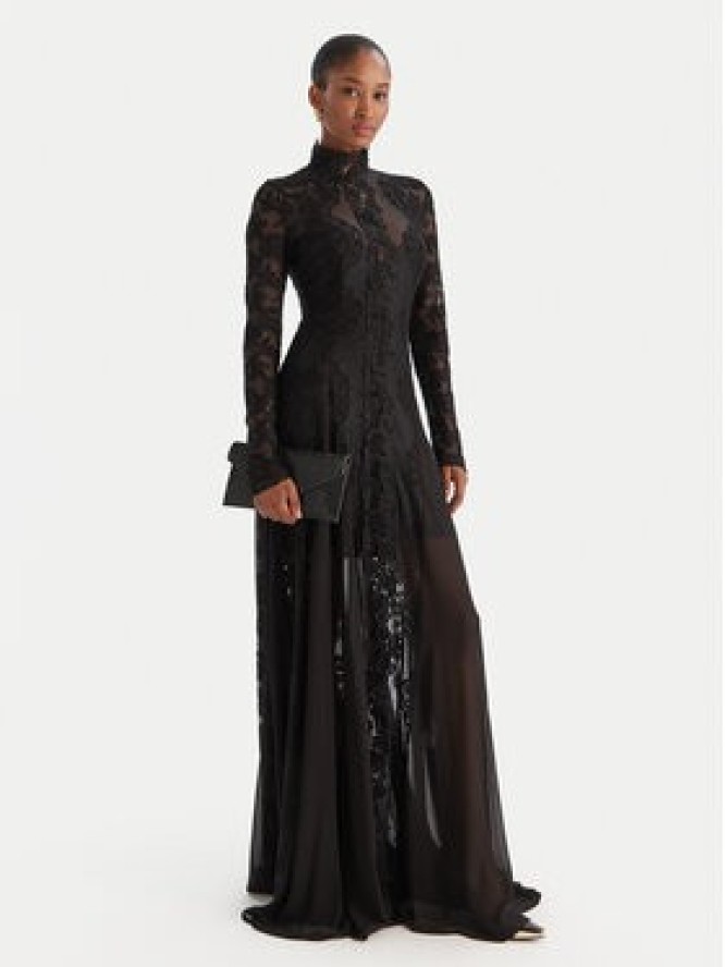 Babylon Sukienka wieczorowa S00829 Czarny Regular Fit