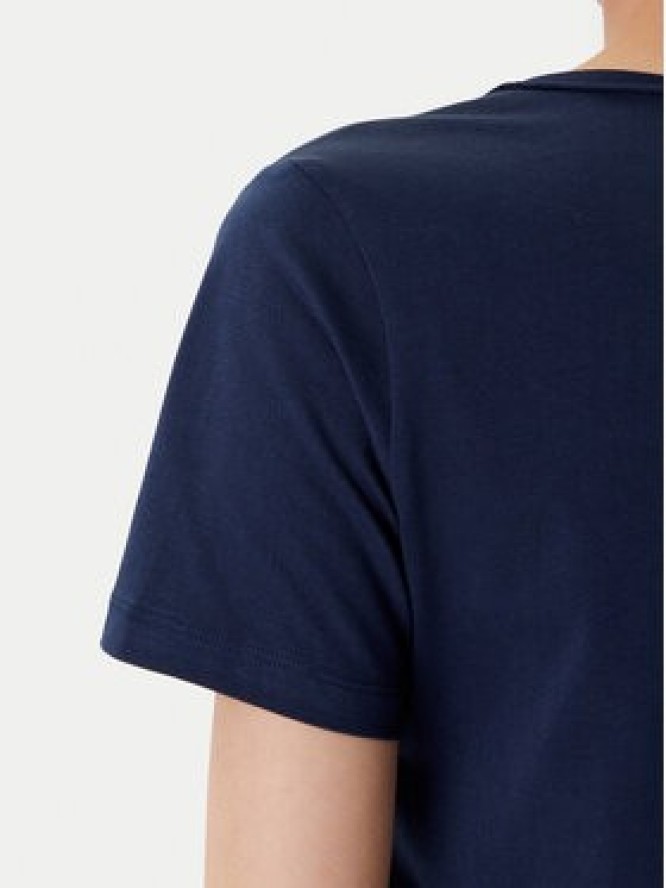 Desigual T-Shirt Dumas 25WWTK28 Granatowy Regular Fit