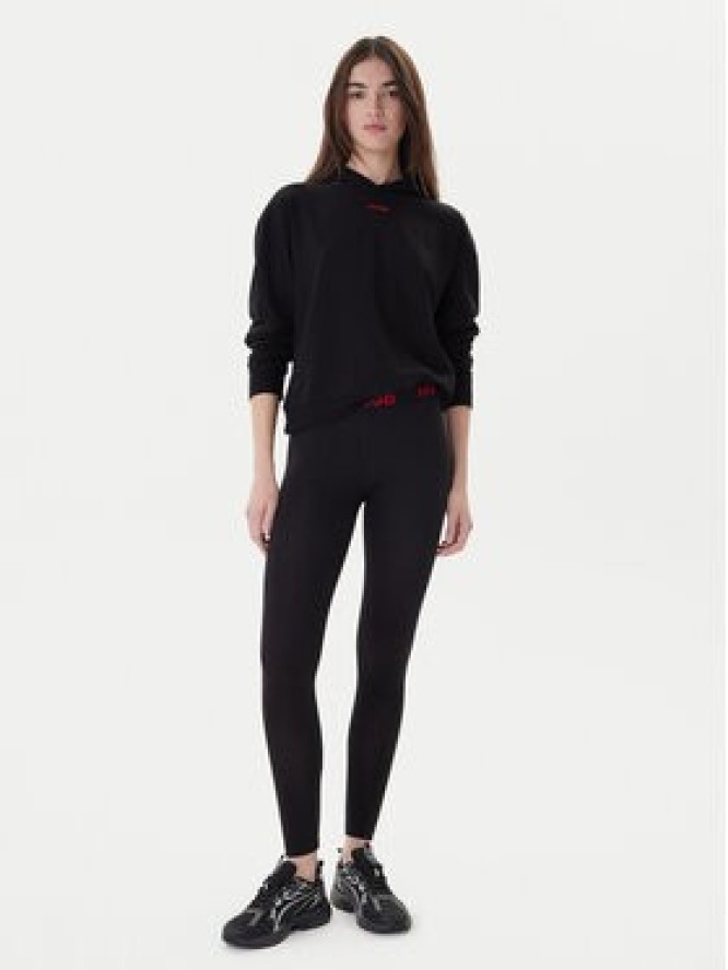 Hugo Bluza 50490594 Czarny Relaxed Fit