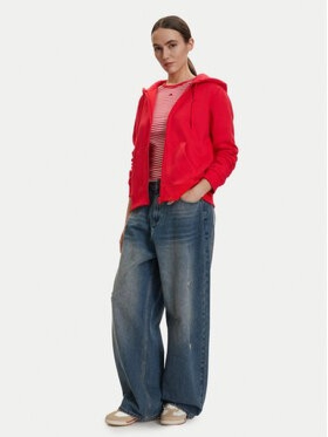 Tommy Jeans Bluza DW0DW19729 Czerwony Regular Fit