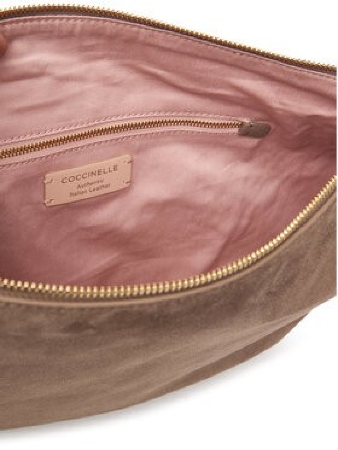 Coccinelle Torebka VCB Coccinellethess Suede Bim E1 VCB 13 01 01 Beżowy ciemny