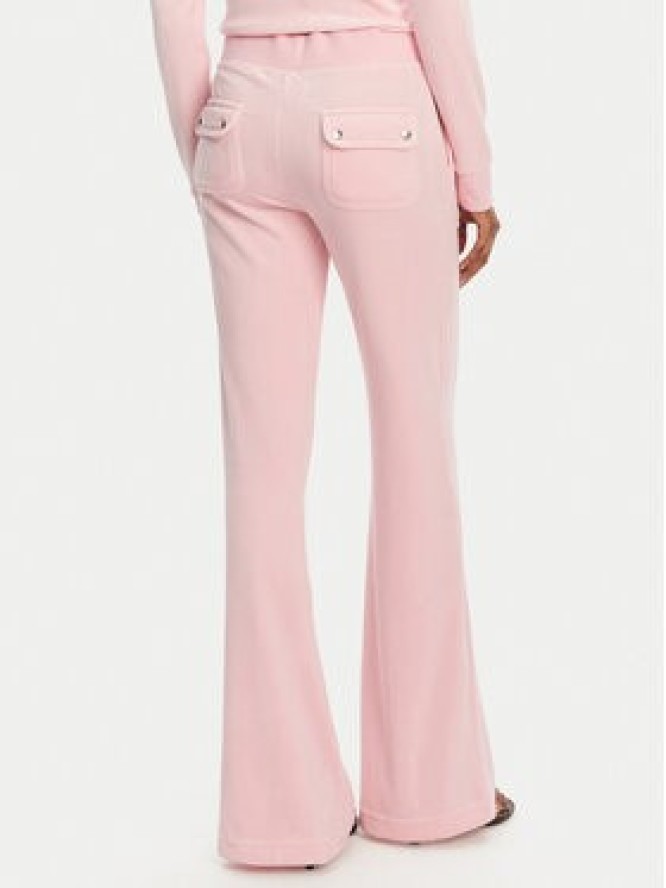 Juicy Couture Spodnie dresowe Layla JCSEBJ001 Różowy Flared Leg