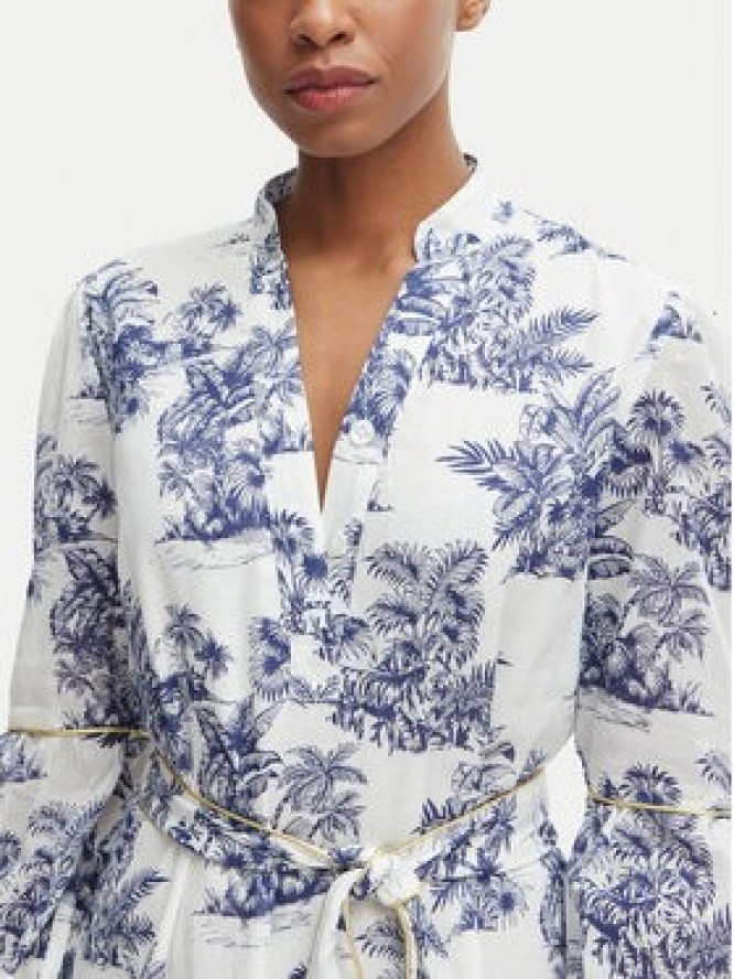Iconique Sukienka letnia IC25-078 Biały Relaxed Fit