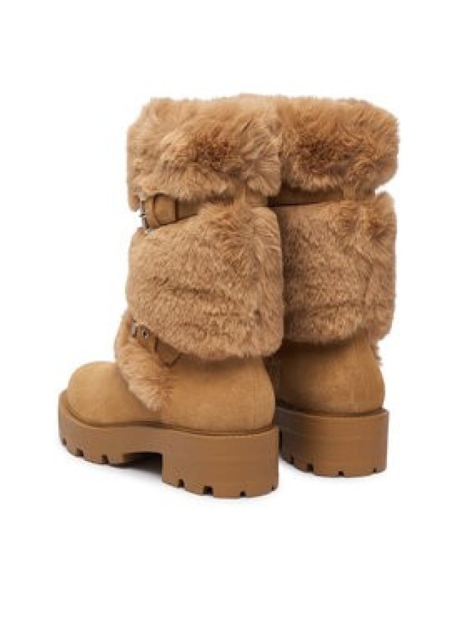 Guess Botki FLFYAF FUR10 Brązowy