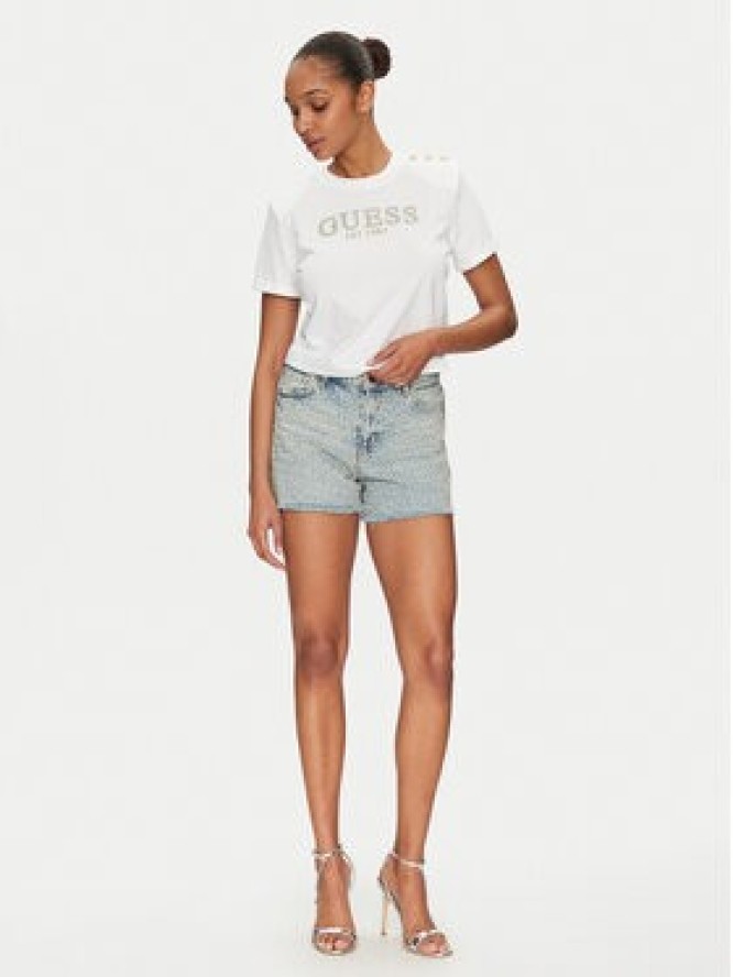 Guess T-Shirt W5GI15 K8FQ4 Biały Regular Fit