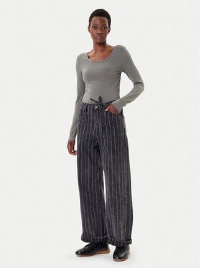 ONLY Bluzka Live Love 15204712 Szary Stretch Fit