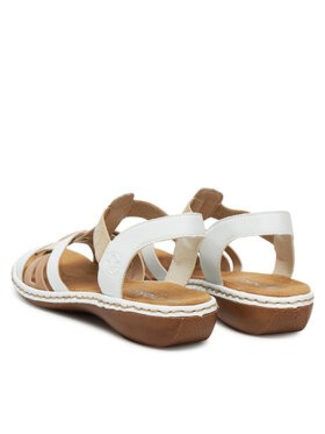 Rieker Sandały 65918-81 Biały