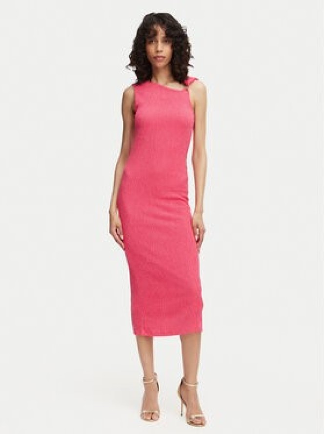 French Connection Sukienka koktajlowa Trixie 719S8 Różowy ciemny Slim Fit