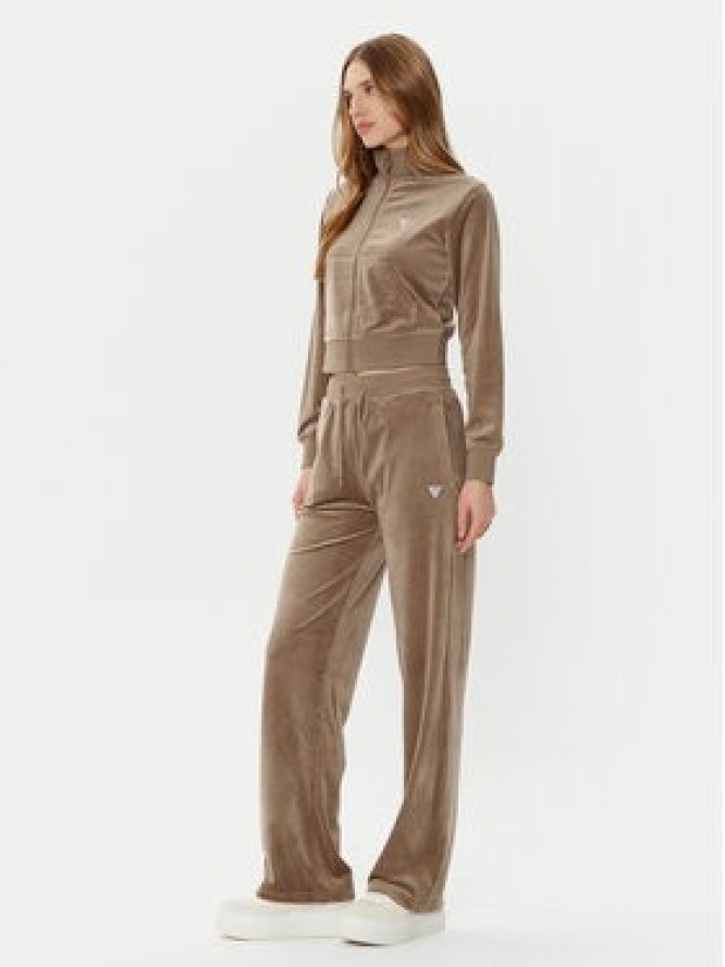 Guess Bluza V3BQ22 KBXI2 Brązowy Regular Fit