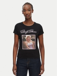 Guess T-Shirt W6BI51 K6658 Czarny Regular Fit