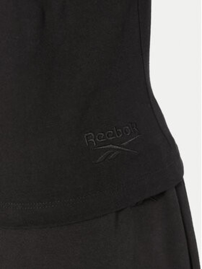 Reebok T-Shirt RK25309CCW Czarny Slim Fit