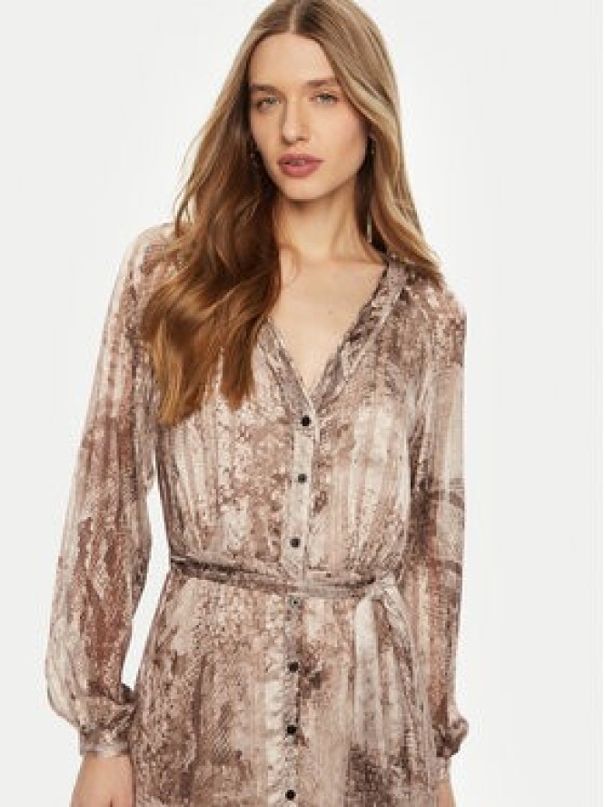 Guess Sukienka codzienna W5RK77 WGWV2 Niebieski Regular Fit