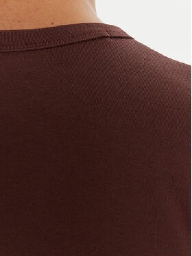 HUGO T-Shirt Delanor 50512000 Brązowy Slim Fit