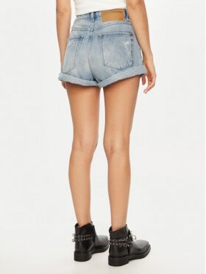 One Teaspoon Szorty jeansowe Bandits 26891 Błękitny Regular Fit