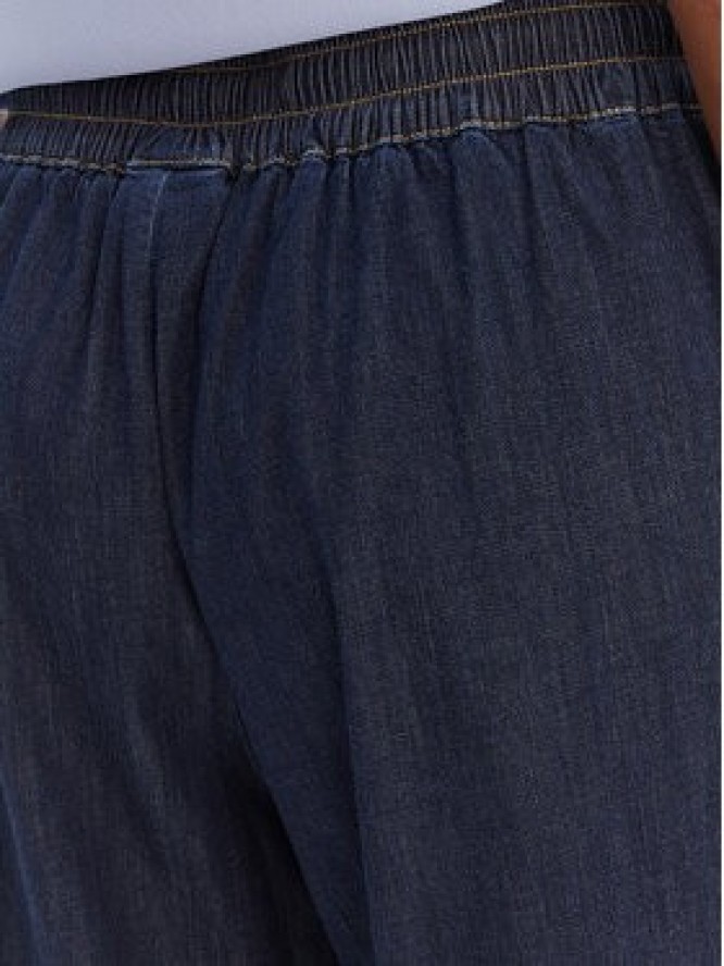 Marella Jeansy Fingere 2615181091 Granatowy Wide Leg