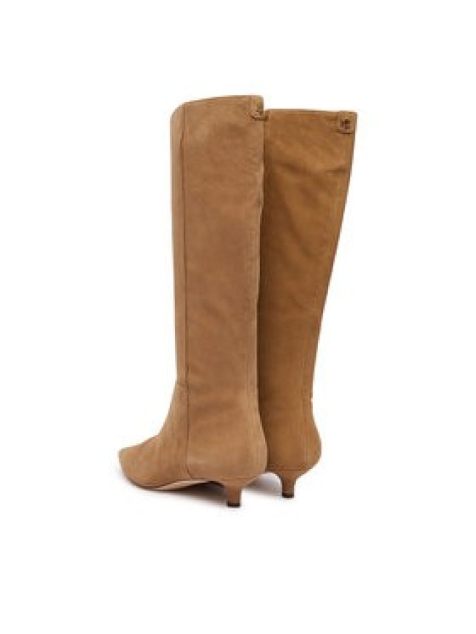 LAUREN RALPH LAUREN Kozaki Frncsa Tl Hl 802P15726003 Brązowy jasny