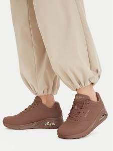 Skechers Sneakersy Uno - Stand on Air 73690 BRN Brązowy