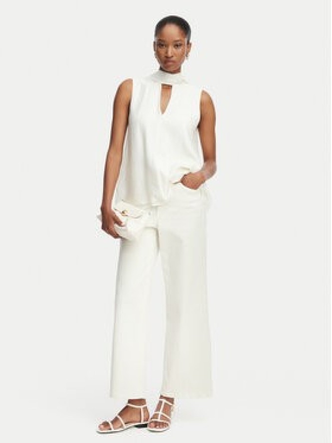 Marella Bluzka Esposto 2615111092 Écru Regular Fit