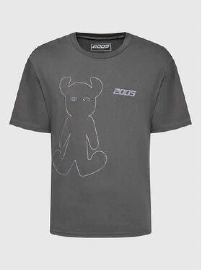 2005 T-Shirt Unisex Horned Szary Relaxed Fit