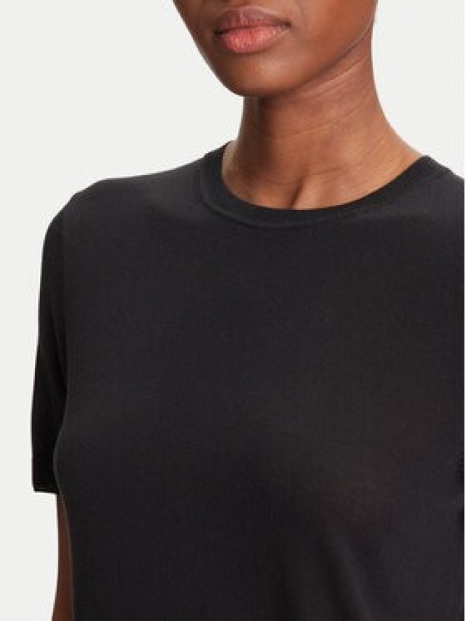 Calvin Klein Sweter LV044A307G Czarny Regular Fit