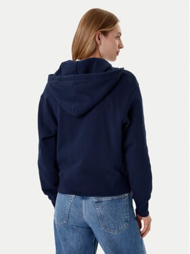 Tommy Hilfiger Bluza Script WW0WW45742 Granatowy Regular Fit