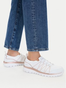Skechers Sneakersy Graceful 100888/WTRG Biały