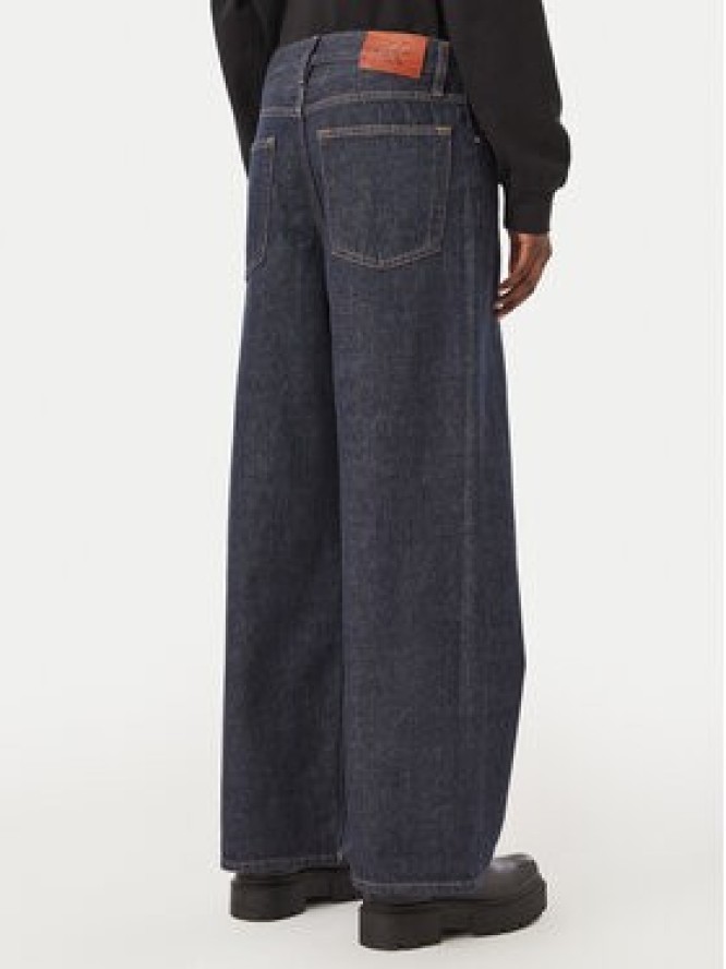 Calvin Klein Jeans Jeansy LV047H794G Granatowy Baggy Fit