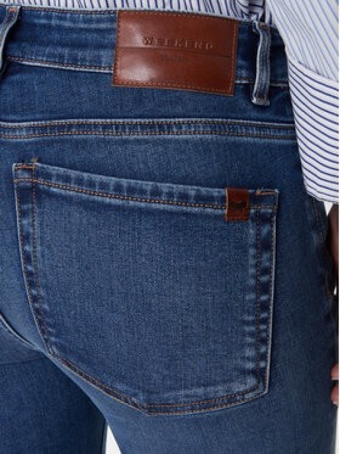 Weekend Max Mara Jeansy Rapallo 2615181071 Niebieski Skinny Fit