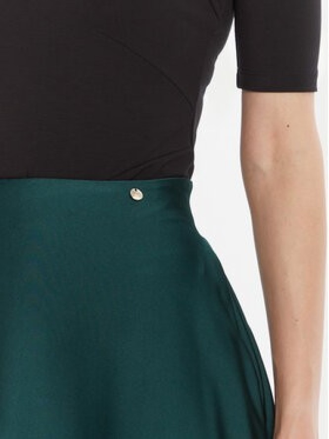 Rinascimento Spódnica trapezowa CFC0125080003 Zielony Regular Fit
