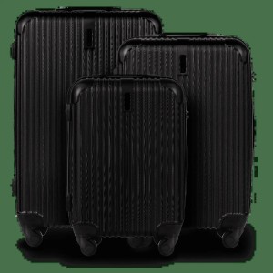 ZESTAW 3 WALIZEK WINGS EGRET 2.0 BLACK