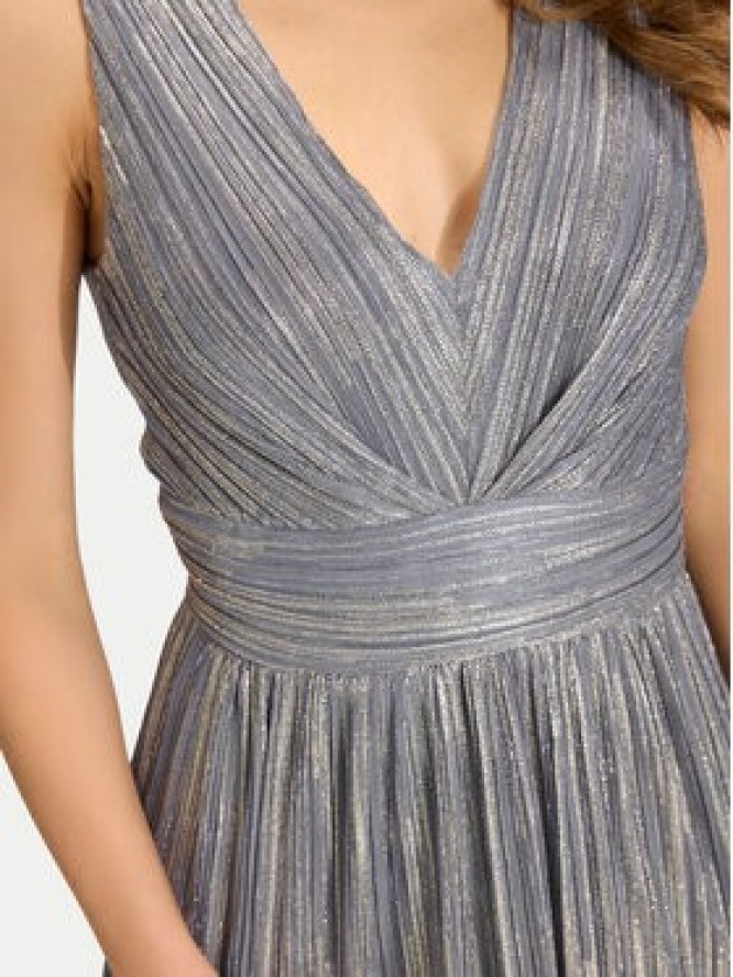 Swing Sukienka koktajlowa 5AK07900 Srebrny Regular Fit