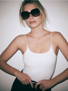 Okulary przeciwsłoneczne - brązowy