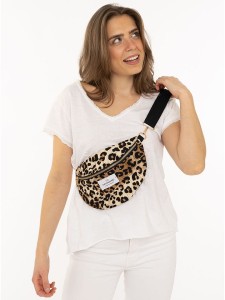 Zwillingsherz Saszetka w kolorze jasnobrązowo-czarnym rozmiar: onesize