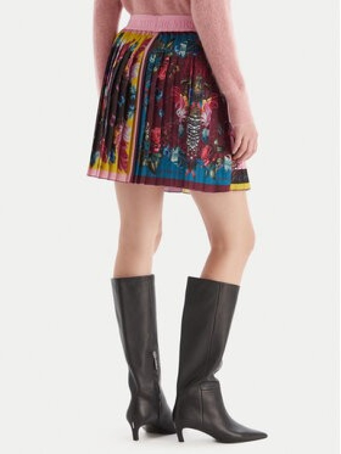 Versace Jeans Couture Spódnica plisowana 79HAE8P0 NS726 Kolorowy Regular Fit