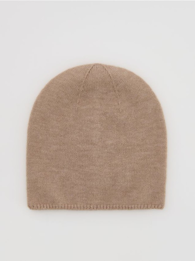Czapka beanie - beżowy