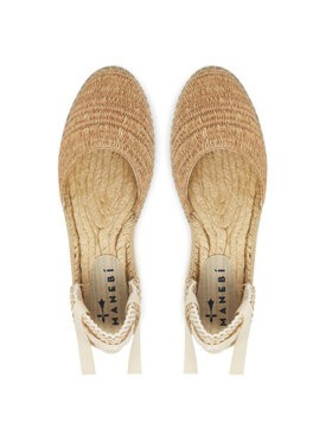 Manebi Espadryle H 1.5 P0 Beżowy