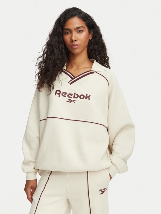 Reebok Bluza Angelica RK25685CCW Kremowy Oversize
