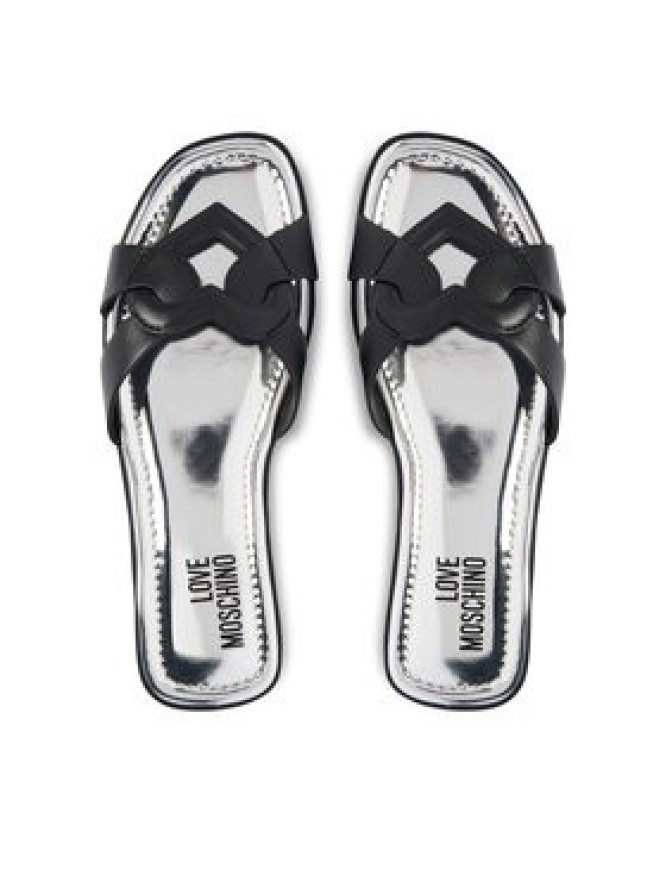 LOVE MOSCHINO Klapki JA28092G0OIAX000 Czarny