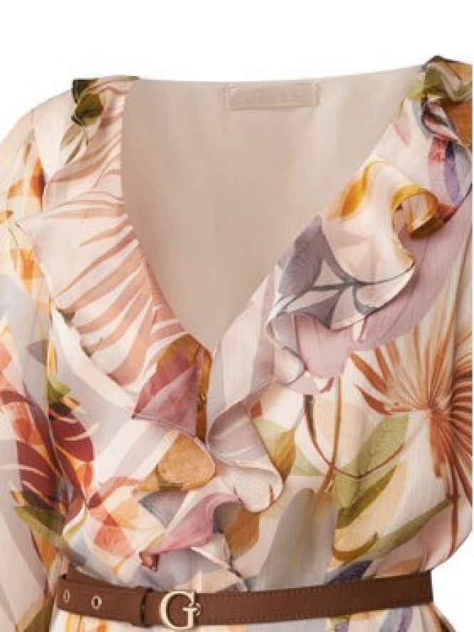 Guess Sukienka codzienna W6YK35 W2959 Różowy Regular Fit