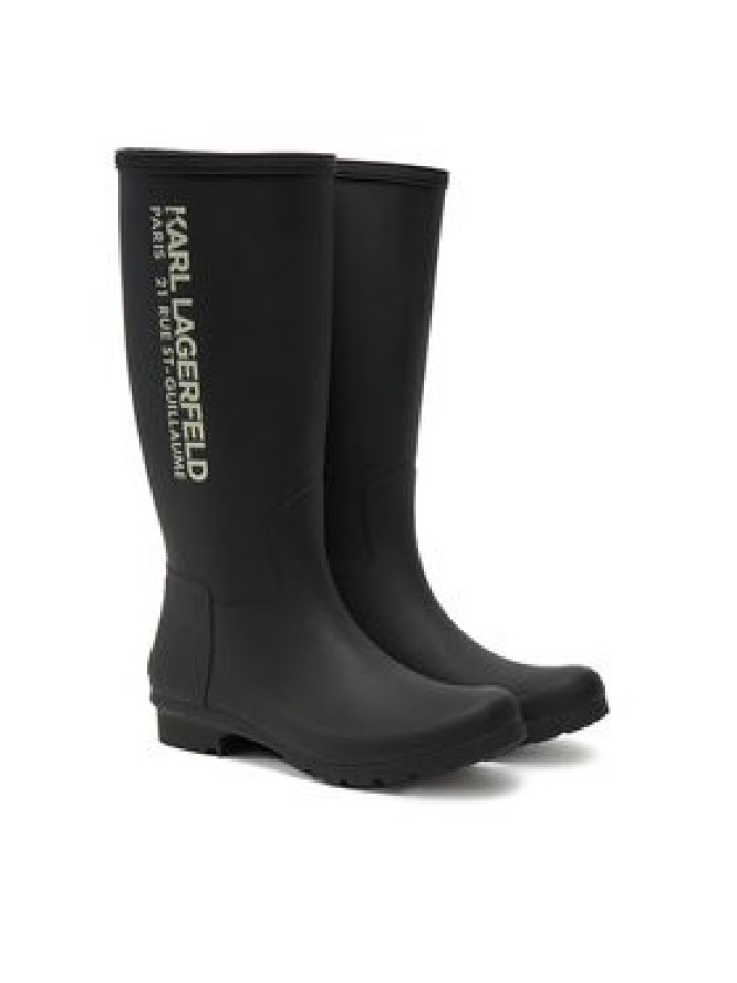 KARL LAGERFELD Kalosze KL47085 Czarny