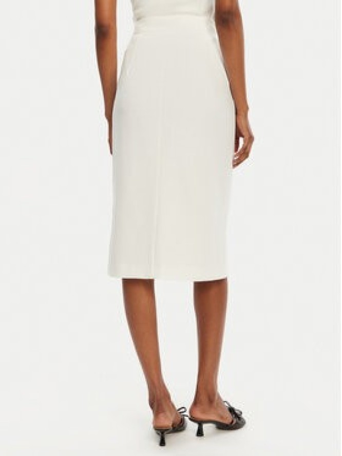 Marella Spódnica midi Getti 2515101051200 Écru Regular Fit