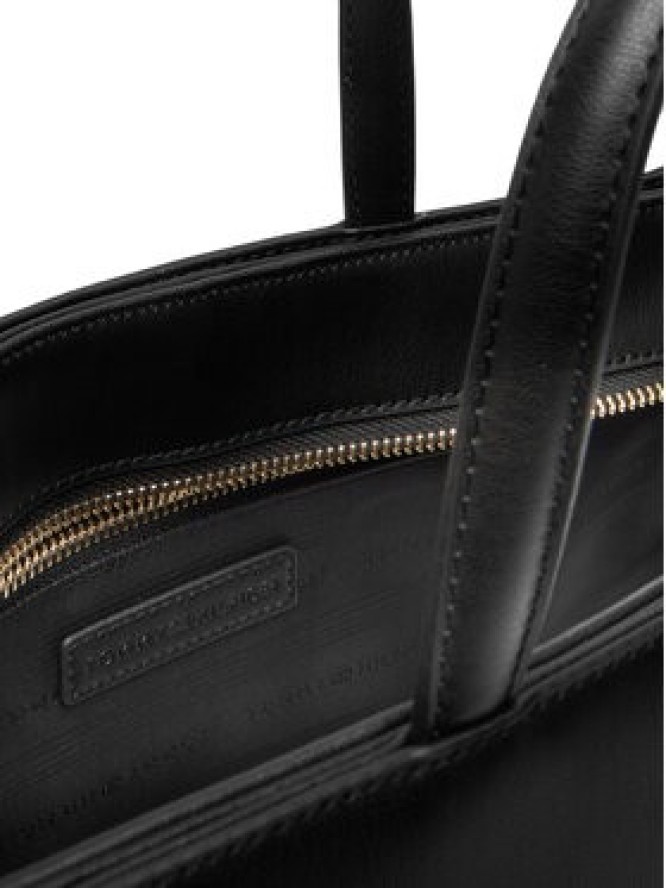 Tommy Hilfiger Torebka Th Glam Satchel AW0AW18145 Czarny