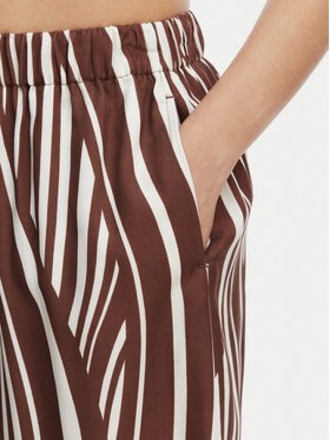 Seafolly Spodnie materiałowe Coastline 55541-PA Brązowy Wide Leg